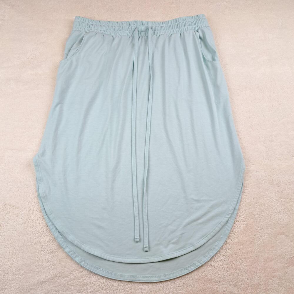 Columbia PFG Skirt Womens Large Light Blue High Low Hem Maxi Fishing Outdoors